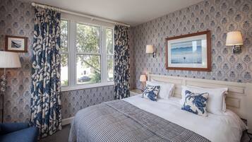 Upper Garden -Road Facing Classic Double | Premium bedding, in-room safe, desk, iron/ironing board