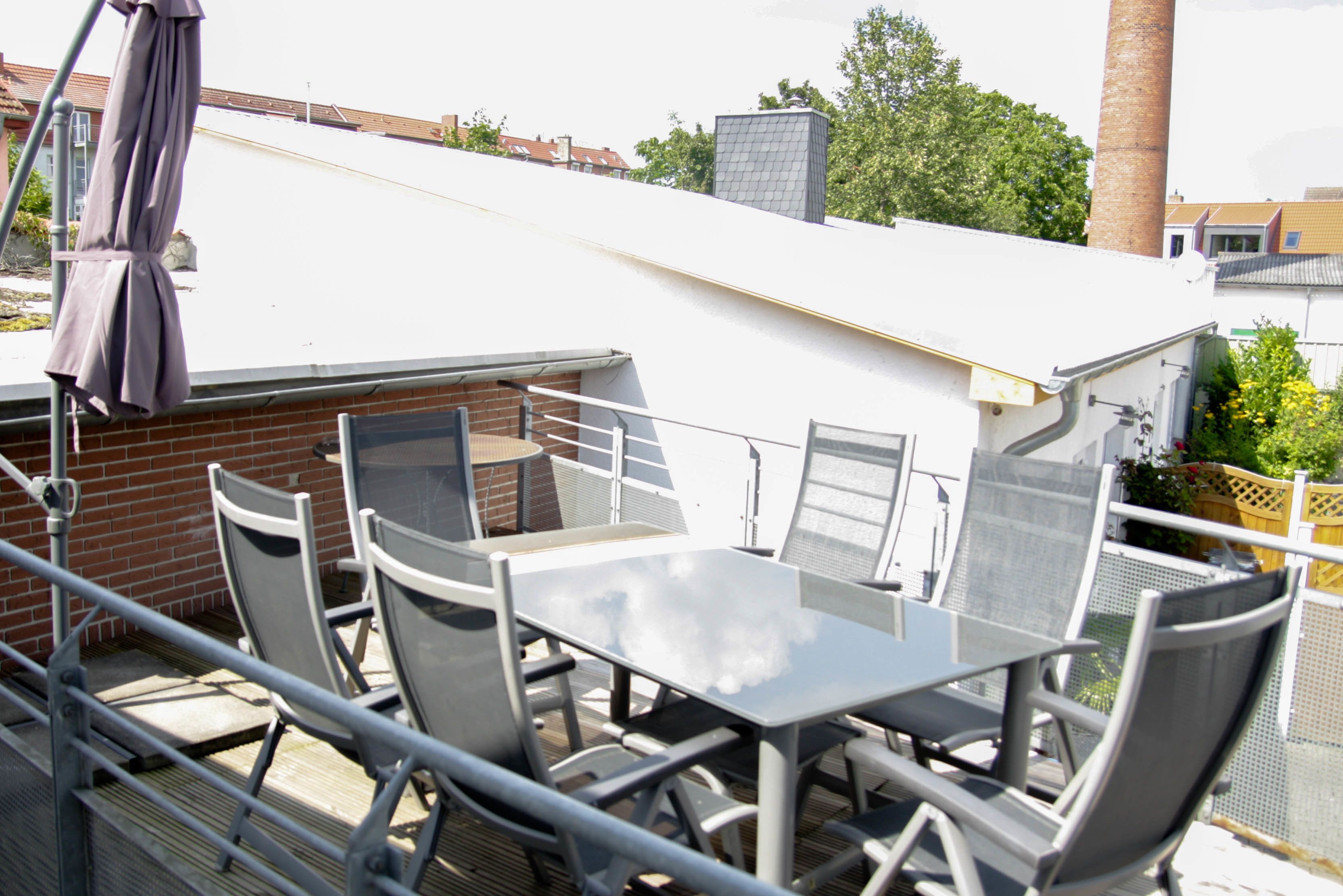 Apartamento urbano, 3 quartos, sacada (Schwalbennest) | Sacada