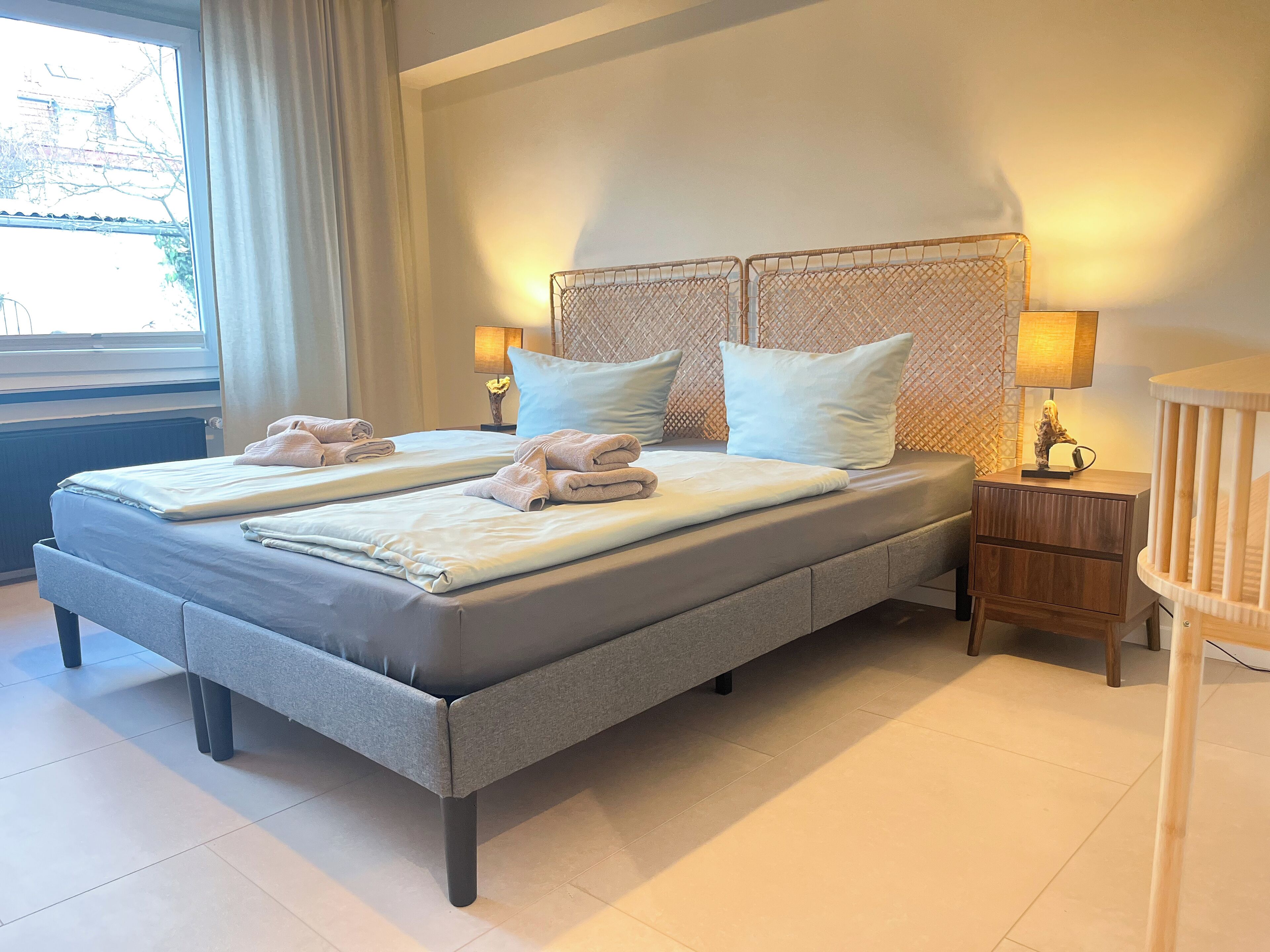 Apartment, 1 Schlafzimmer, Terrasse (Möwennest) | Hochwertige Bettwaren, individuell dekoriert, individuell eingerichtet