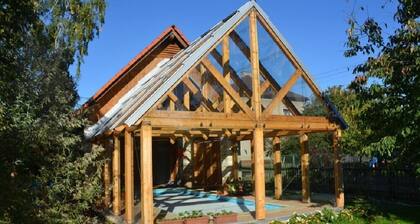 Růžová chalupa u Šimánků