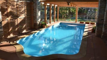 Indoor pool, seasonal outdoor pool