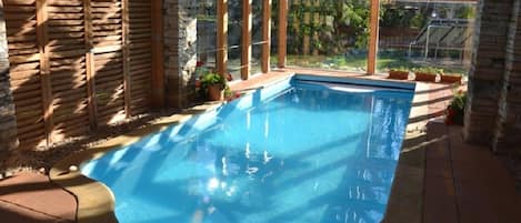 Indoor pool, seasonal outdoor pool