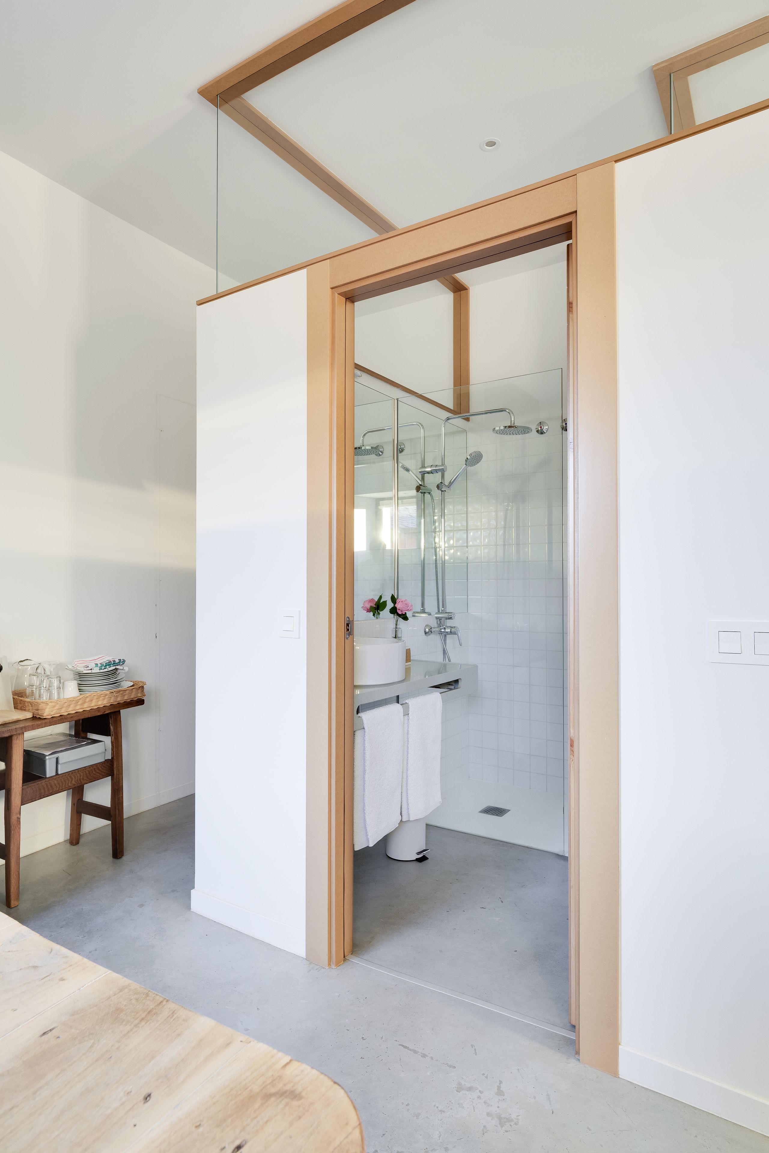 Loft de diseño, vistas a la montaña (Aldea) | Ropa de cama de alta calidad, escritorio, cortinas opacas