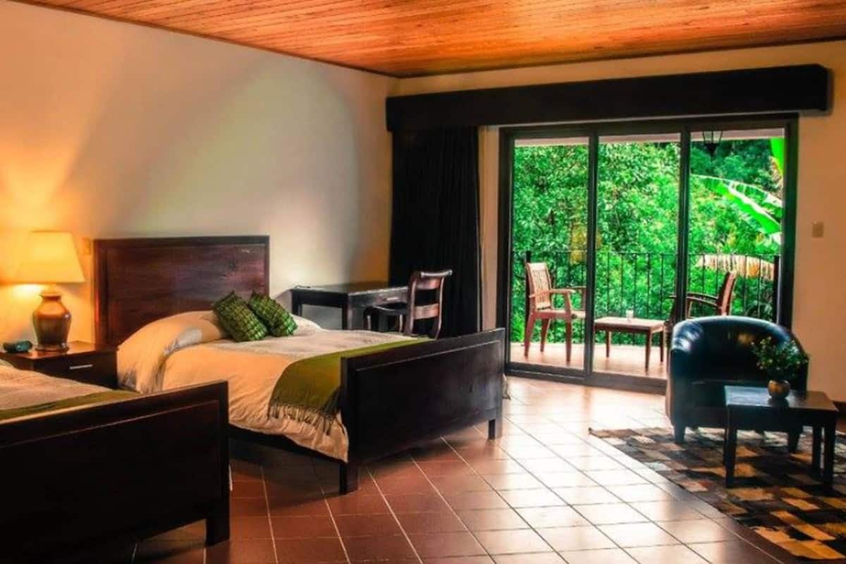 junior suite, 2 queen beds | 3 bedrooms, minibar, in-room safe, individually furnished