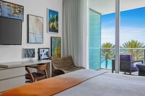 1 bedroom, iron/ironing board, travel crib, WiFi