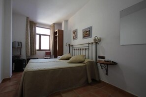 Desk, blackout curtains, soundproofing, iron/ironing board