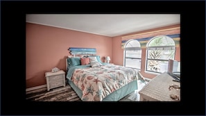 2 bedrooms, iron/ironing board, travel crib, WiFi