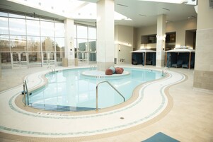 Indoor pool, open 7 AM to 10 PM, free cabanas, sun loungers