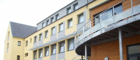 Majoituspaikan julkisivu