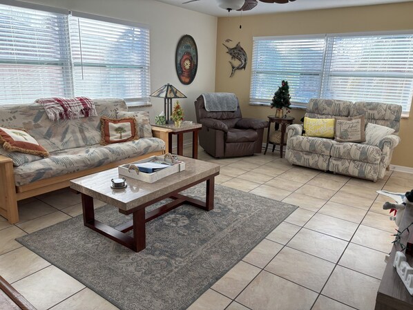 Smart TV, foosball, table tennis