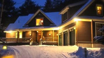 Front of property – evening/night