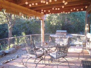 Terrace/patio - Retreat at Rancho Canyon Taos, New Mexico (Taos)