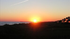 På stranden