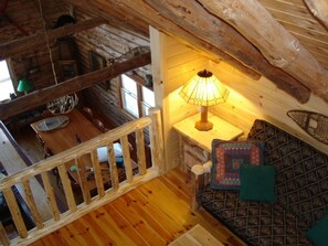 Room | Living area | TV, DVD player - Raquette Lodge (South Colton)