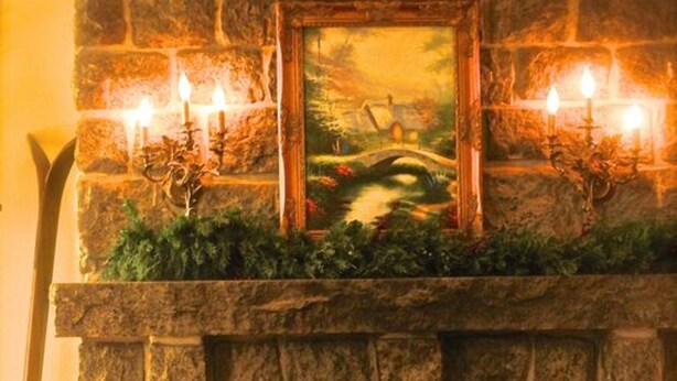 Fireplace - Elegant Acorn Cottage - Lodge In The Village Of Lake Placid (Lake Placid)