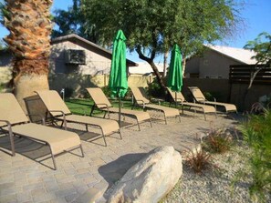 Sun deck - SLS Casa Royale - Ultimate Luxury Estate - Heated 7 Waterfall Pool, Spa, Volleyball & More (Phoenix)