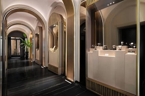 Interior entrance