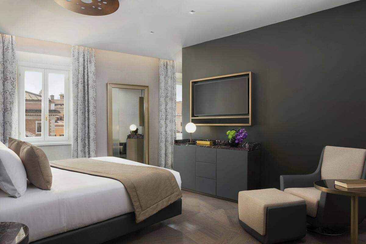 Junior-suite - 1 soveværelse | Italienske lagner fra Frette, premium-sengetøj, dundyner