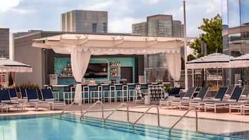 Outdoor pool, cabanas (surcharge), pool umbrellas