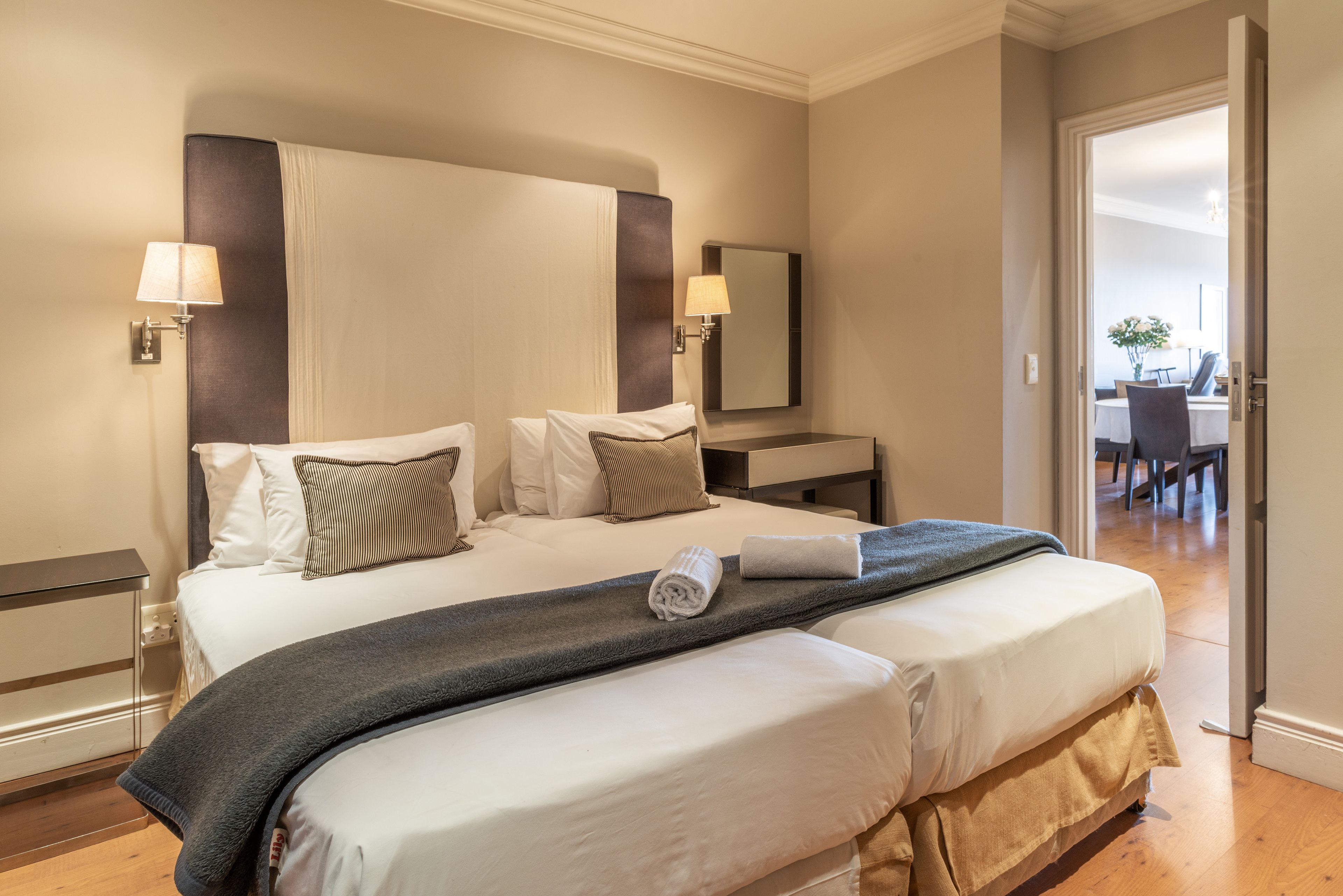 luxury suite, 2 bedrooms, kitchen, ocean view | 2 bedrooms, egyptian cotton sheets, premium bedding, down duvets