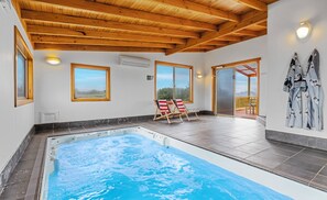 Indoor pool, a heated pool
