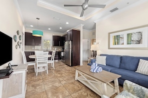 Flat-screen TV, DVD player, stereo - Beach Days, Home Nights 2BR w/ Kitchen-Beach Club at Siesta Key #103E by RVA (Sarasota)
