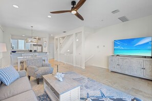 TV, DVD player, offices