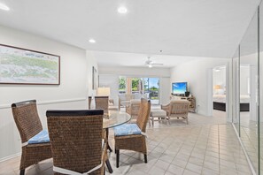 2 bedrooms, iron/ironing board, free WiFi, bed sheets - Coastal Serenity Sea Twig 102-Beachfront Condo w Private Lanai & Pool by RVA (Longboat Key)