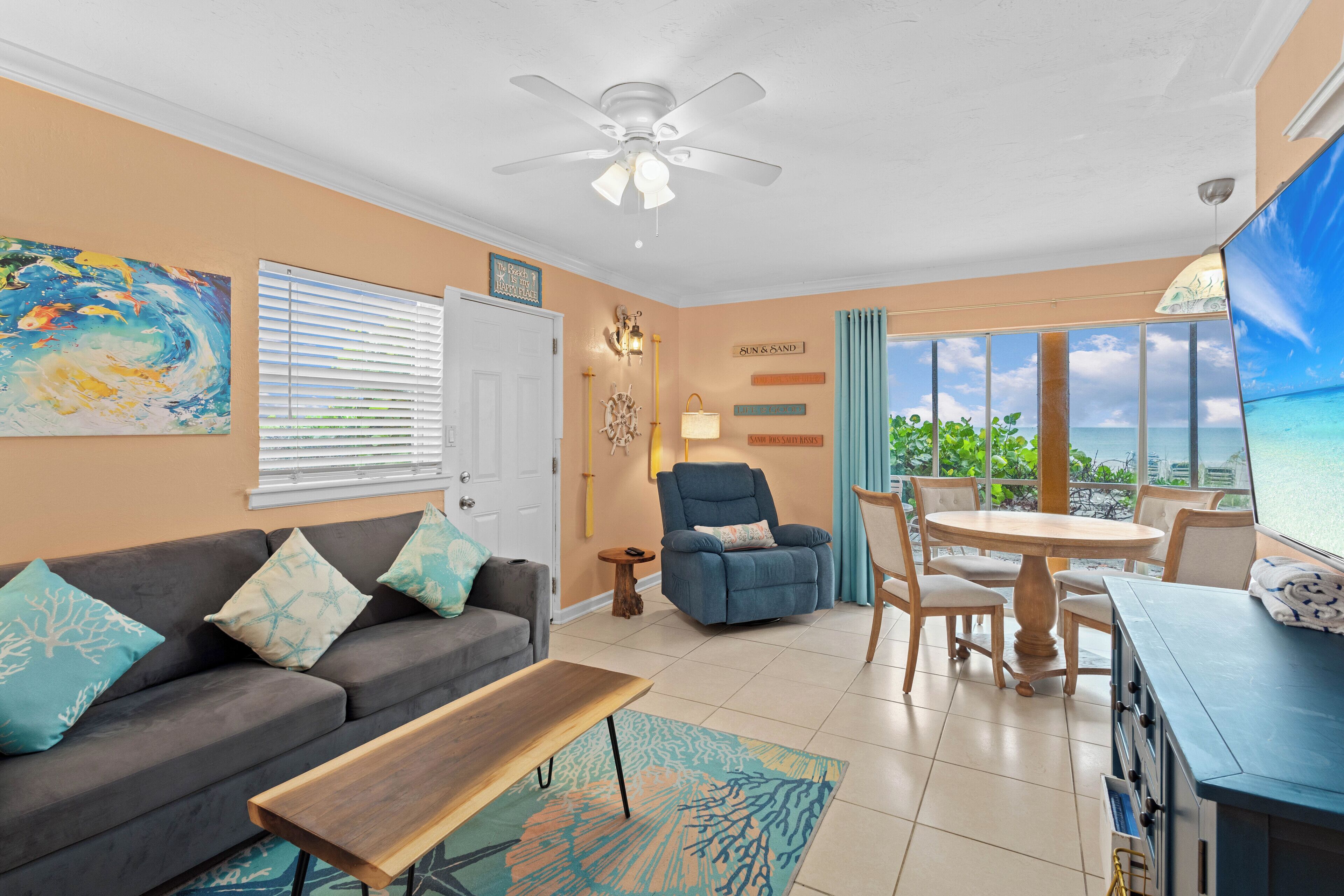 TV, DVD player, stereo, offices