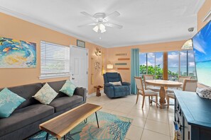 TV, DVD player, stereo, offices