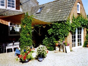 Outdoor dining - Apartment Seestern - holiday house See - Hedgehog FW Seestern (Kronsgaard)