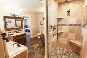 Hair dryer, towels