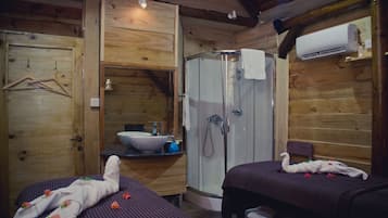 Body treatments, body wraps, body scrubs, facials, massages
