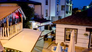 Front of property - evening/night