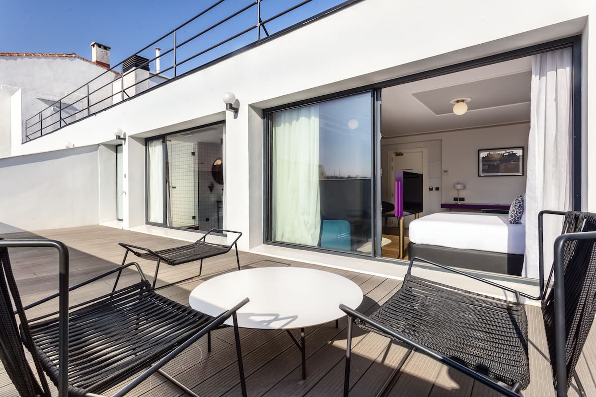 Deluxe kamer, terras | Terras