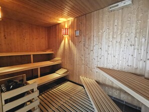 Un sauna, baño turco