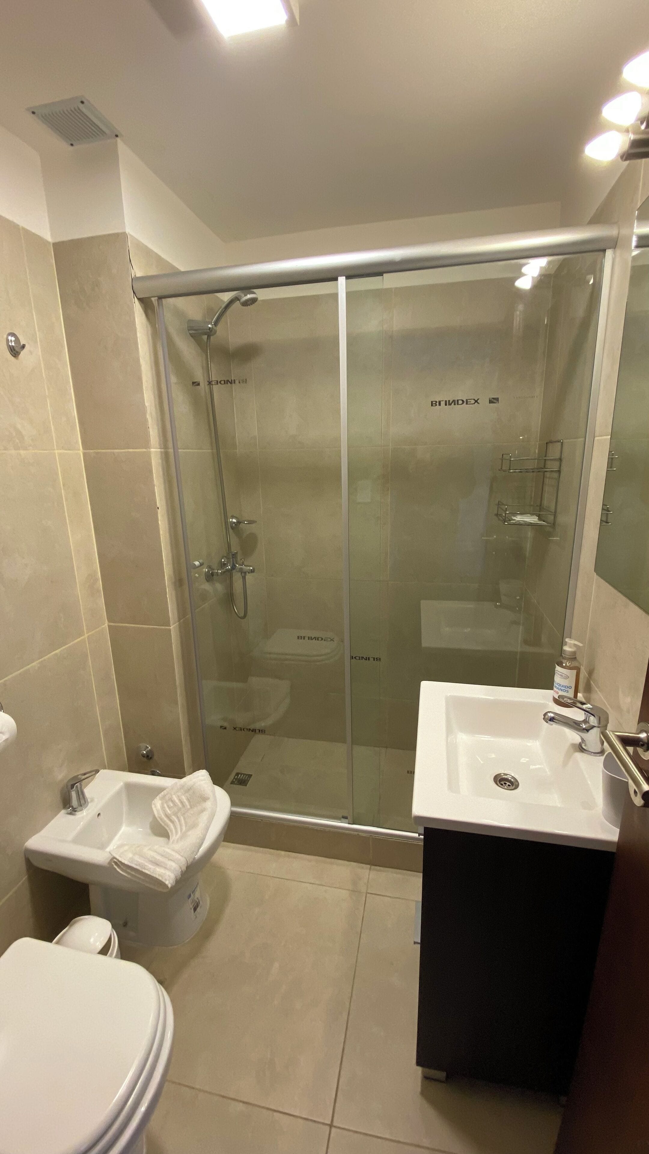 standard studio, 1 queen bed, annex building | bathroom | rainfall showerhead, free toiletries, hair dryer, bidet