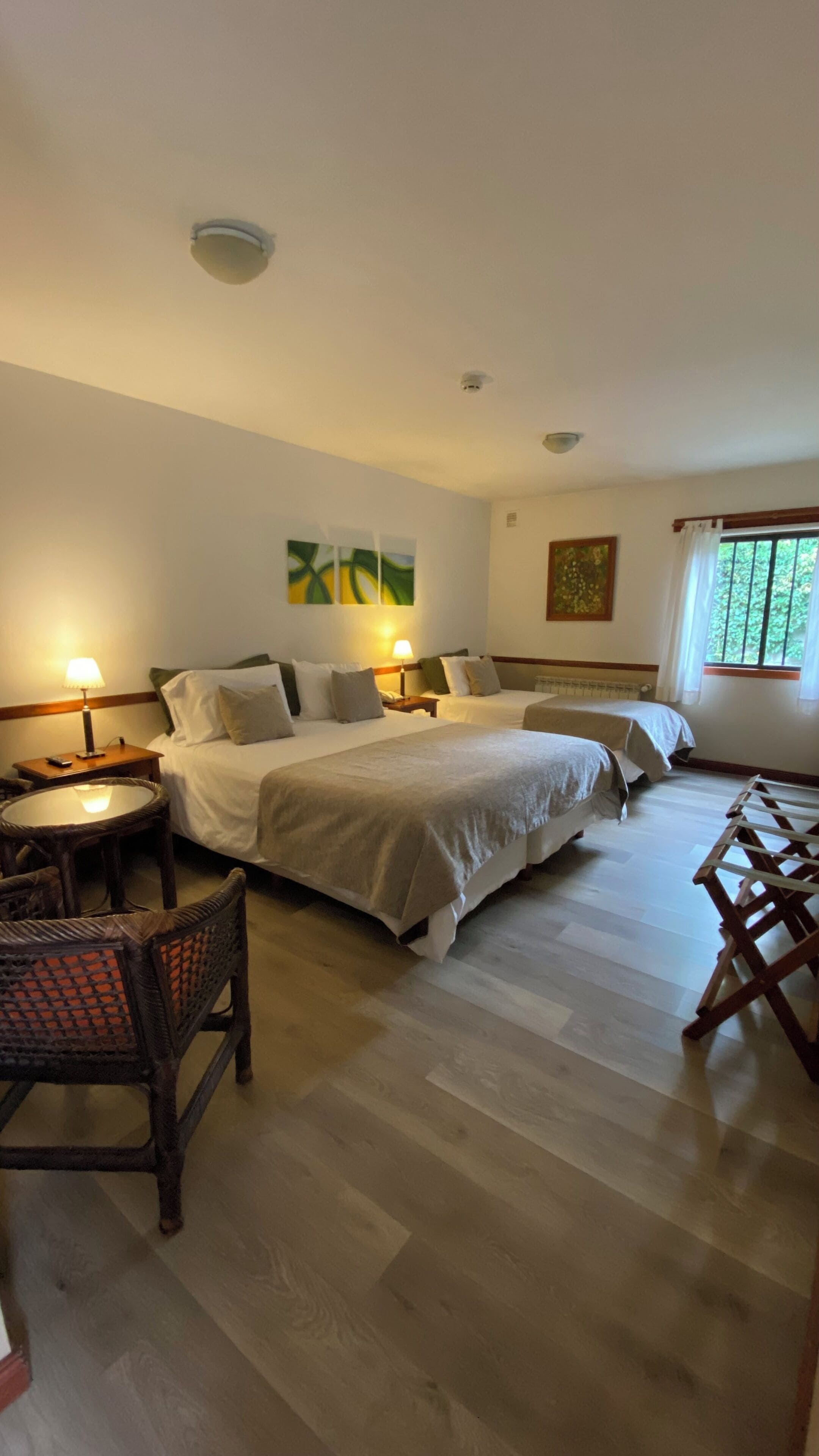 Premium bedding, down comforters, pillowtop beds, in-room safe