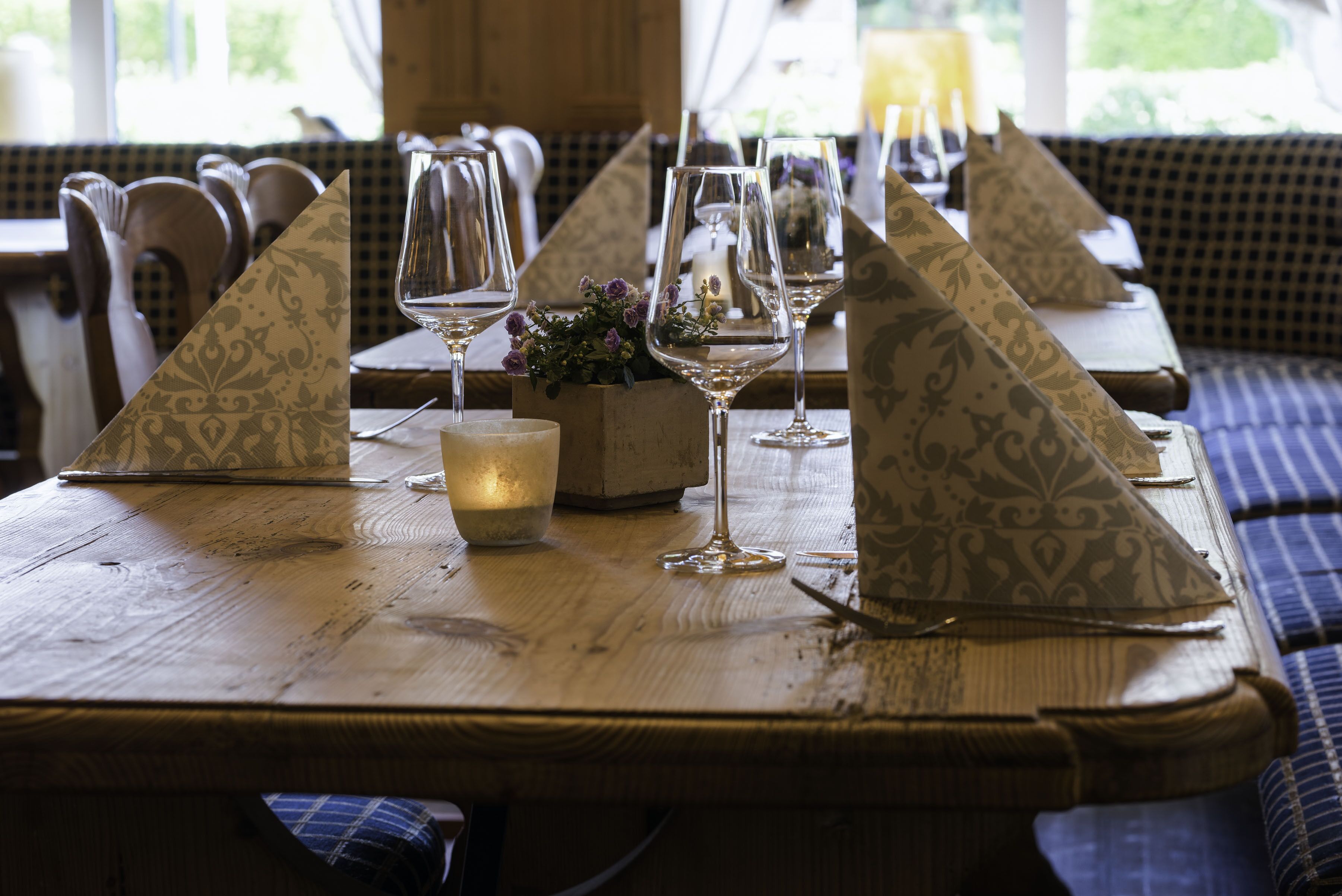 breakfast and dinner served, local and international cuisine