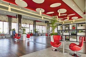 Lobby sitting area