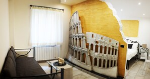 Exclusive Double Room | Premium bedding, in-room safe, desk, free WiFi - Mirabilia Guest House (Rome)