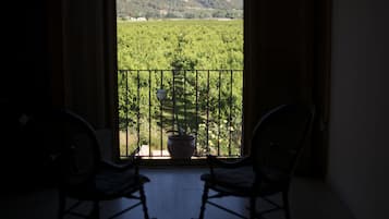 Vue depuis lâhĂ©bergement