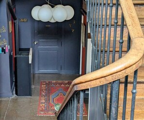 Handrails in stairways