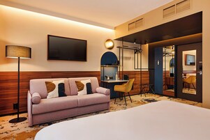 Premium Double Room | In-room safe, desk, laptop workspace, blackout drapes
