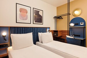 Standard Twin Room, 2 Twin Beds | In-room safe, desk, laptop workspace, blackout drapes