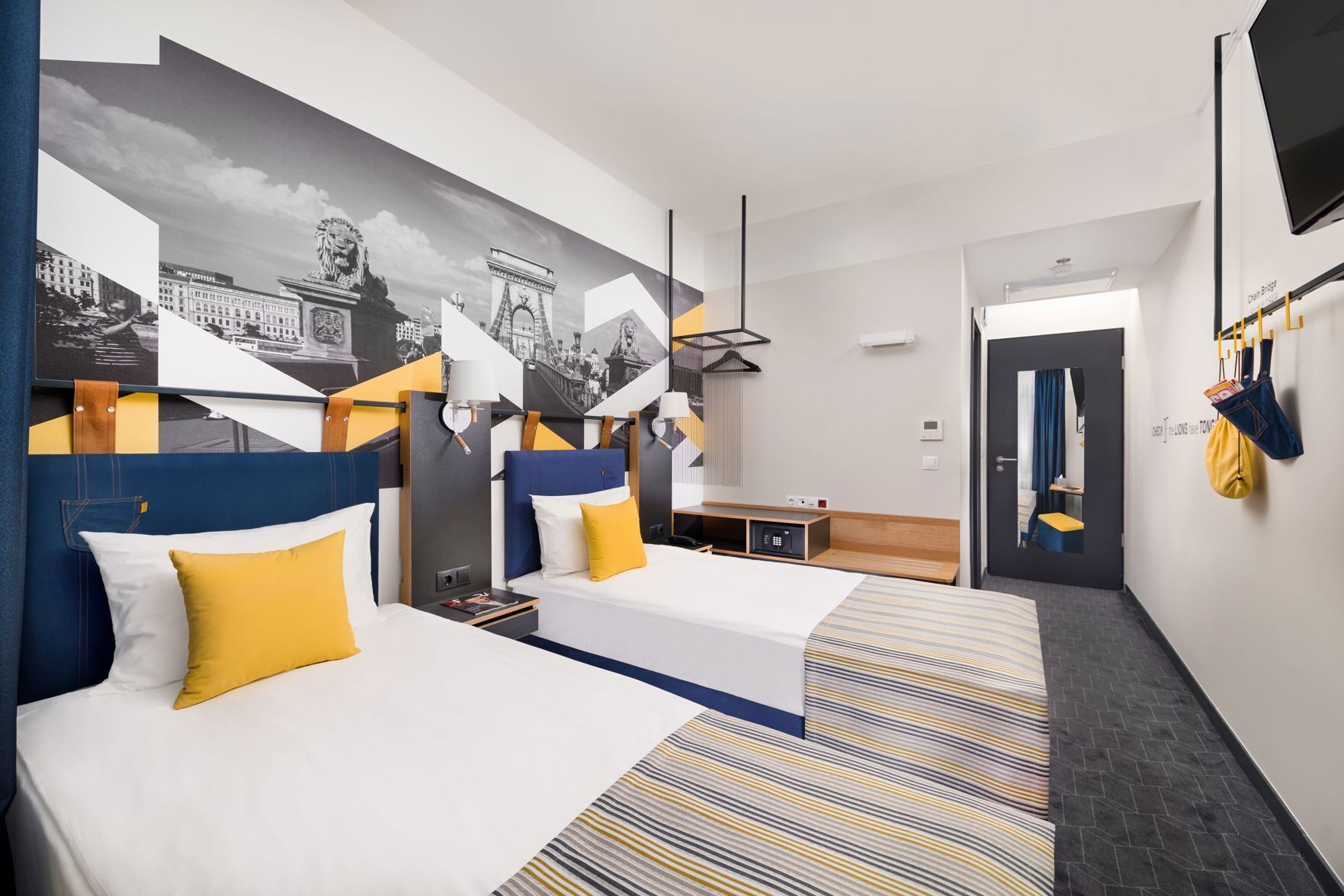 In-room safe, desk, laptop workspace, blackout curtains