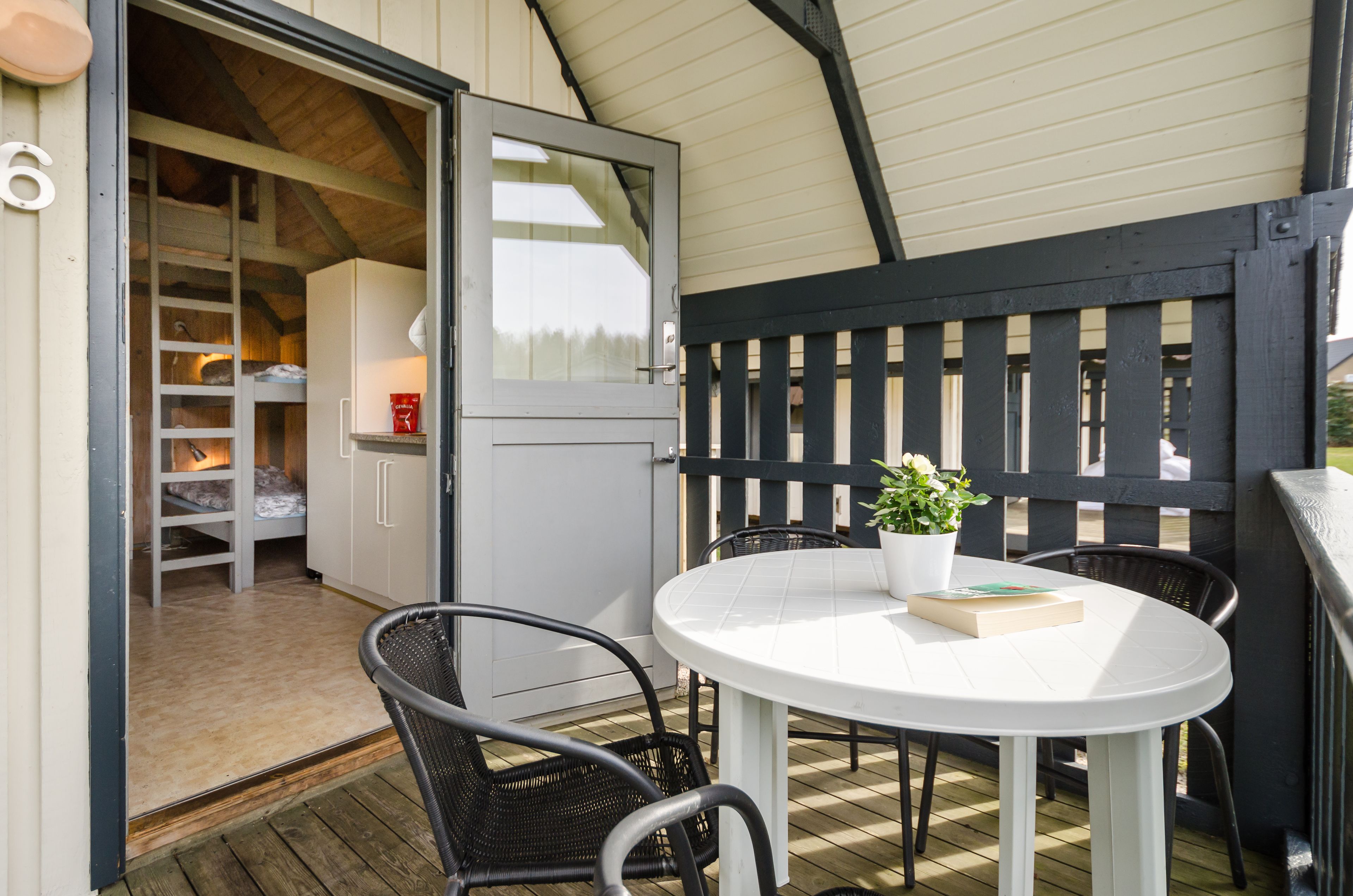 小屋, 共用浴室 (6 Beds) | 露台/庭院