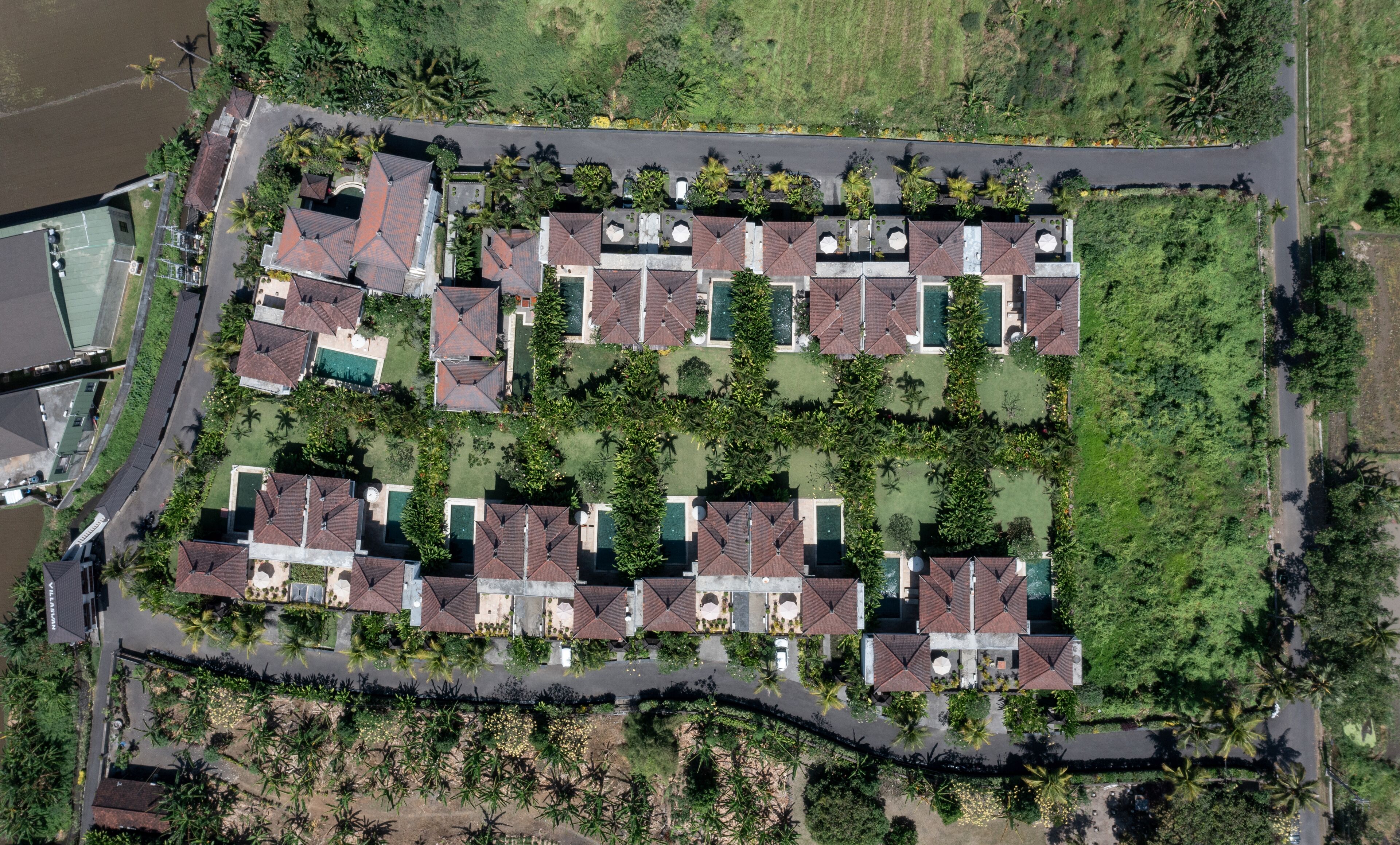 ด้านหน้าที่พัก