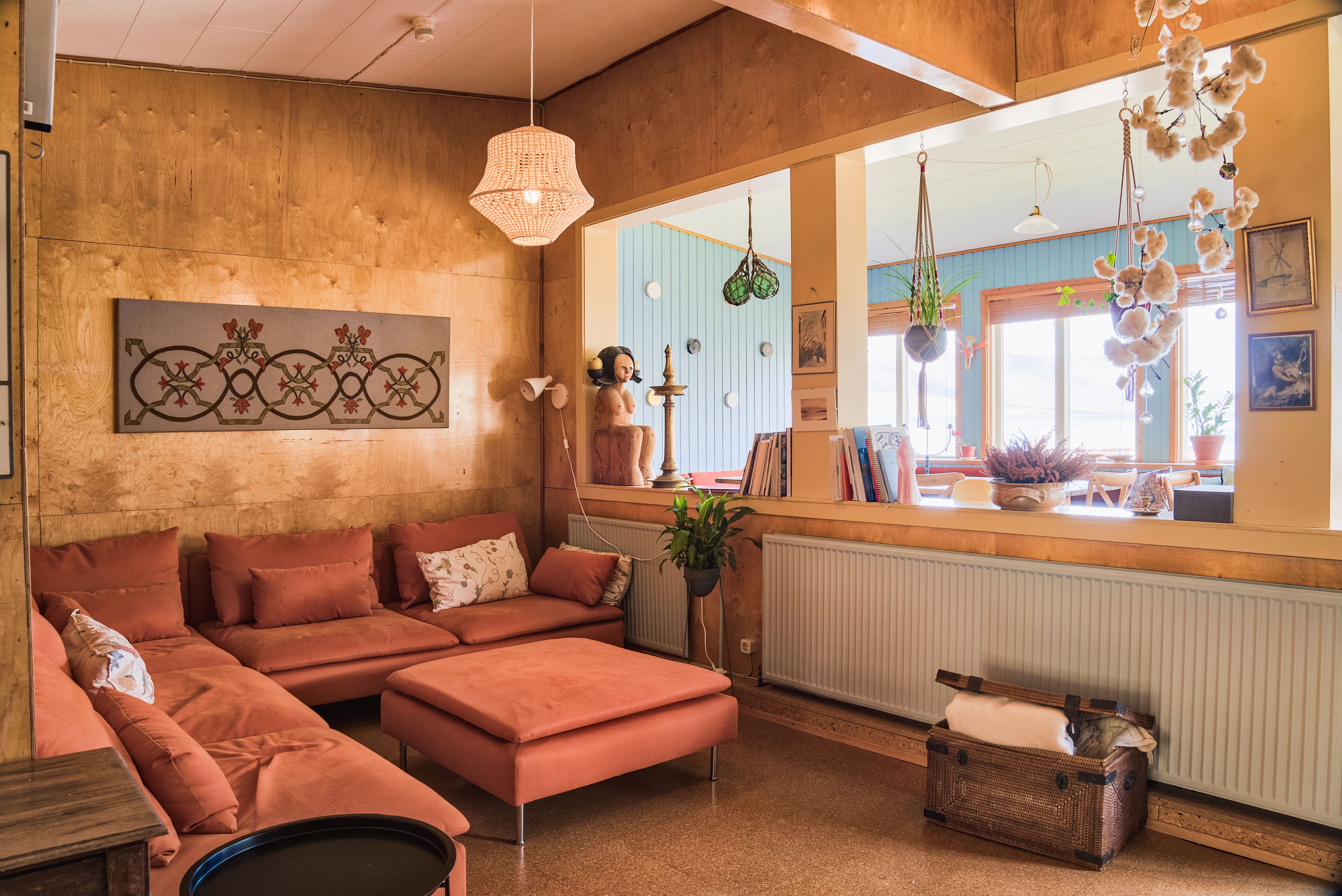 Basic-værelse til 4 personer - fælles badeværelse | Opholdsområde