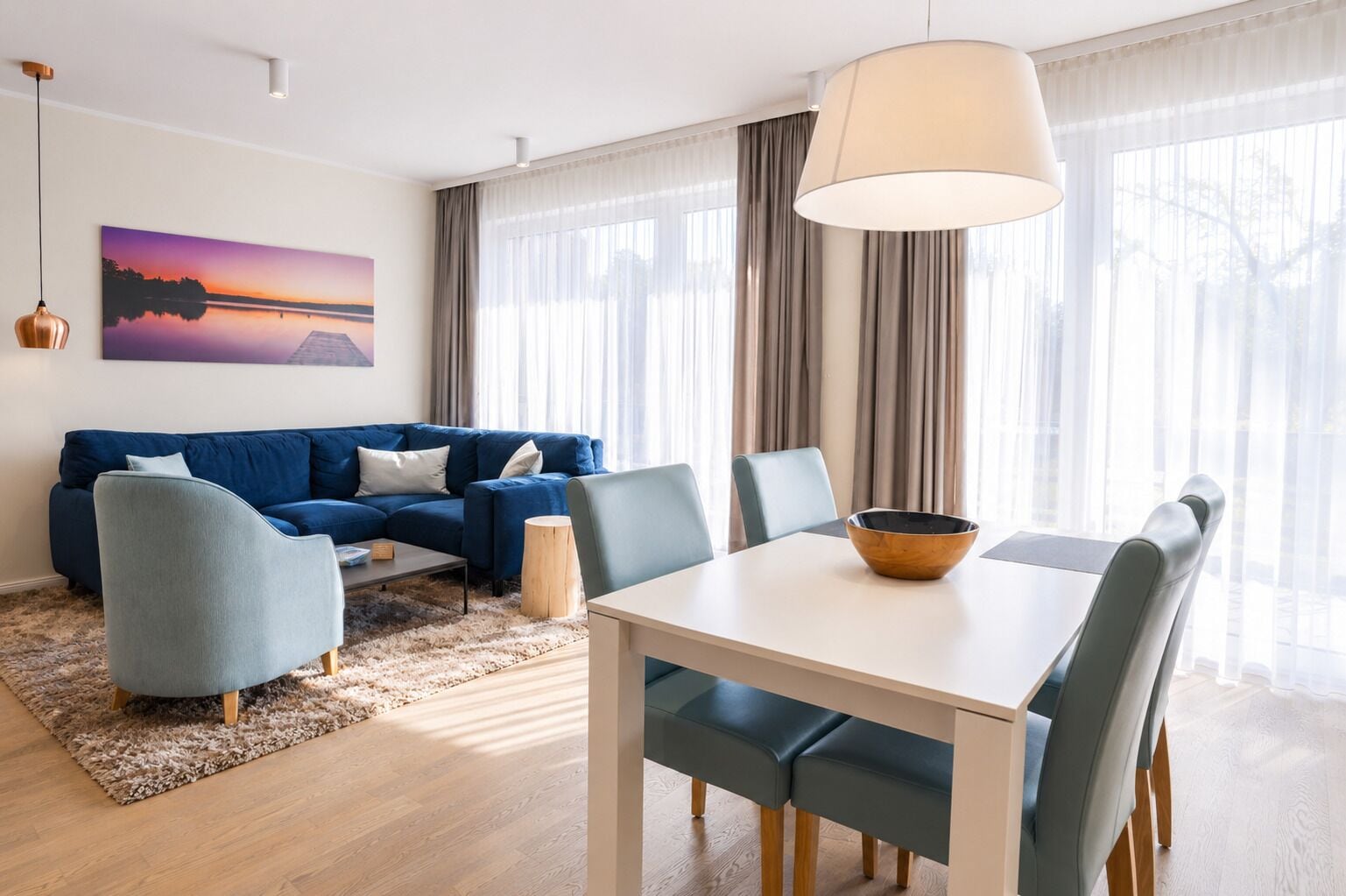 Deluxe appartement, 2 slaapkamers | Luxe beddengoed, verduisterende gordijnen, geluiddichte muren
